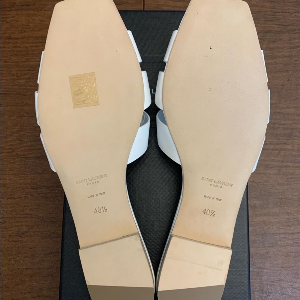 Saint Laurent Woven Leather Sandal - Picture 3 of 3